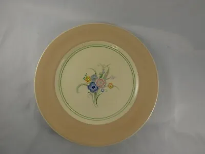 Buy 1930's Art Deco Clarice Cliff Matana 10  Dinner Plate C.1936 Honeyglaze • 9.95£