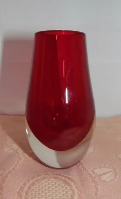 Buy Whitefriars Glass Geoffrey Baxter 9497 Red Vase • 15.95£
