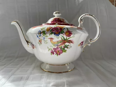 Buy Paragon - Red Rockingham Large Teapot • 125£