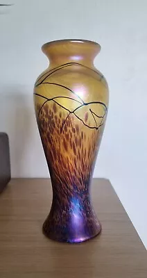 Buy Okra Glass Vass Signed By Richard Golding  • 102£