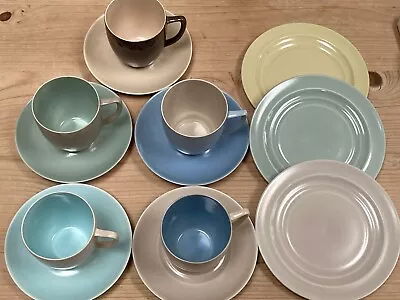 Buy Bundle Branksome China Teacups/saucers/plates - Vintage & Various Colours • 5£
