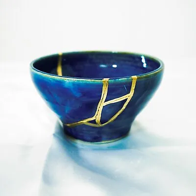Buy Kintsugi Bowl Wabi Sabi Pottery Unique Gift • 71.26£