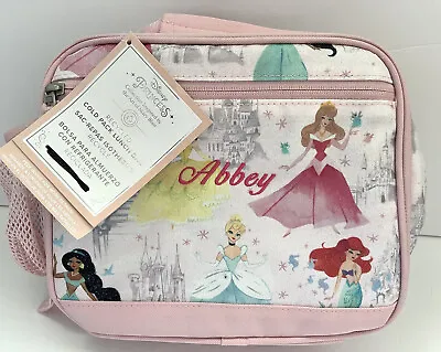 Buy Pottery Barn Kids Mackenzie Disney Princess Cold Pack Lunch Box *abbey* New Pink • 16.66£