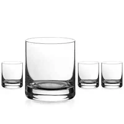 Buy 4x DIAMANTE Whisky Glasses Crystal Short Drink Tumblers Auris Collection • 17.97£