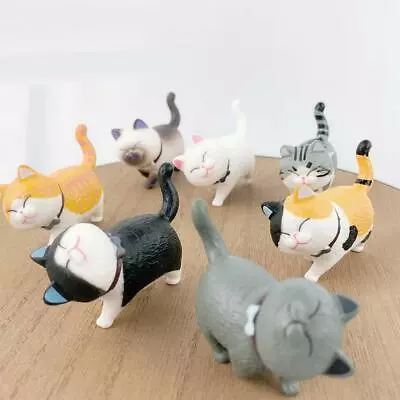 Buy Set Of 9 Lovely Cats Figurines Free Standing Desktop Kitten Dolls Ornaments • 11.84£