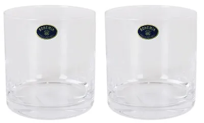 Buy 2x Bohemia Crystal Whisky Glasses Tumbler Rum Spirits 410ml Laia • 9.99£