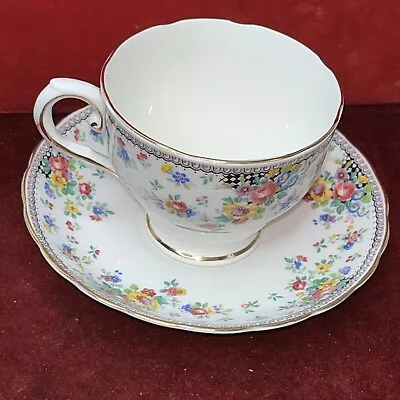 Buy Tuscan Fine English Bone China Tea Cup & Saucer Made In England Varietal Floral • 14.36£