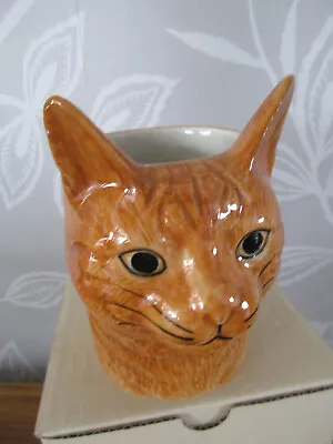 Buy Quail Ceramics Ginger Cat Desk Tidy Pencil /pen / Brush Holder Pot Vincent Boxed • 24£
