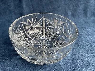 Buy Vintage Cut Crystal Glass Sundae Sweets Bowl • 14.99£