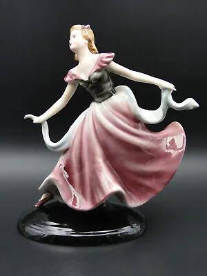 Buy Keramos Figure Ceramic Vienna Austria Stephan Dakon Dancer Woman Art Deco Circa 1935 • 471.37£