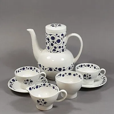 Buy Vintage Midwinter Pottery Pierrot Tea Or Coffee For Two Set Pot Milk Sugar C&S's • 35£