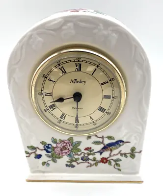 Buy Aynsley Pembroke Clock Fine Bone China 16 Cm Tall Good Condition Untested    W10 • 15£