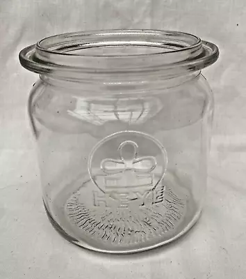 Buy Vintage HEYE Glass Jar Preserve Storage No Lid 3/4L German? • 6£