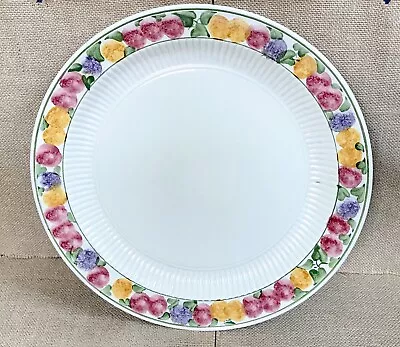 Buy Rare Ridgways Hand Painted Bedford Ware Tuberose Round Platter Floral AS IS READ • 21.13£