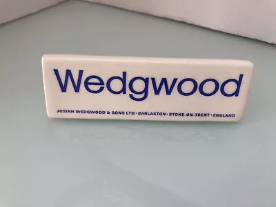 Buy VINTAGE Wedgwood - Ceramic/China Display/Advertising Sign Check Photos • 13£