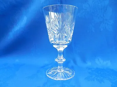 Buy Vintage Edinburgh Crystal Star Of Edinburgh Large Wine Glass Signed • 24.99£