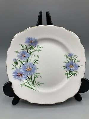 Buy Vintage Royal Vale Bone China Cornflower Floral Side Plate (D4) • 8.99£