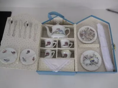 Buy Reutter Porcelain Brambly Hedge Picnic House Mini China Party Tea Set Child Size • 699.99£