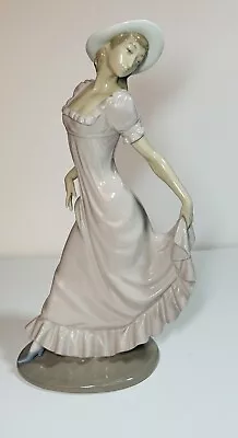 Buy Vtg Retired Nao Lladro 0764 ‘Elegant Lady’ Lady Large Figurine RARE Beautiful • 29.99£