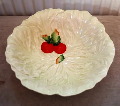 Buy Vintage 24cm Carlton Ware Salad Bowl Lettuce & Tomato Design VGC • 4.99£