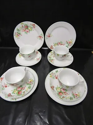 Buy Waterside Fine China Tea Set Consisting Of 4 Cups Saucers And Plates (O) • 24.99£