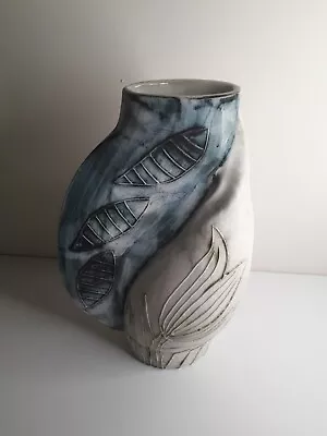 Buy Carn Studio Pottery Vase Cornwall Melon Shell John Beusman Abstract Design  • 49£