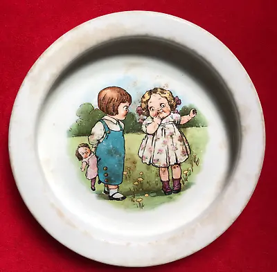 Buy Dolly Dingle Campbell Kids Baby Dish By Artist Grace Drayton Buffalo Pottery • 11.53£