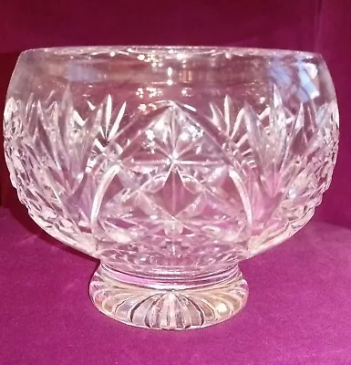 Buy Vintage Attractive Deep Cut Crystal Small Fruit Bowl With Footed Pedestal  • 9£
