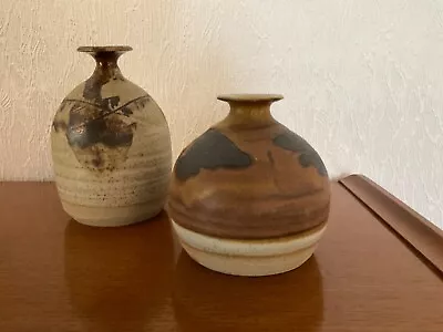 Buy Two Retro Stoneware Vases In Excellent Condition  • 5£