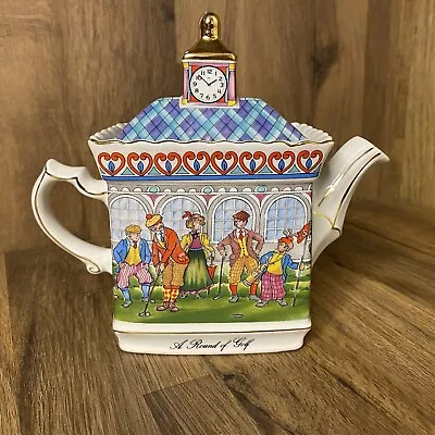 Buy Sadler A Round Of Golf Championships Series Porcelain Teapot England 2019292 • 16.99£