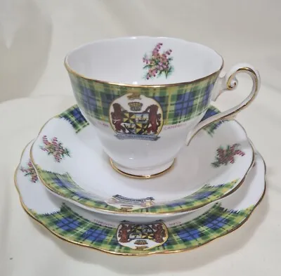 Buy Bonnie Scotland Royal Standard Clan Campbell Cup  Saucer Plate Trio Bone China • 18.99£