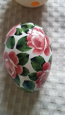 Buy GRISELDA HILL POTTERY WEMYSS  Rare Cabbage Rose Egg (Ideal Easter Gift)  • 162£