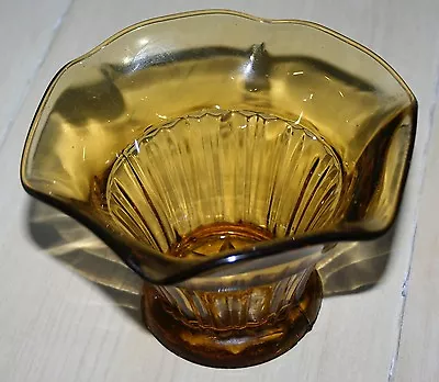 Buy Lovely  1930’s Amber Glass Dish  • 16.99£