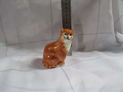 Buy BABBACOMBE POTTERY  - SMALL GINGER CAT 10 Cm #10 • 11.99£
