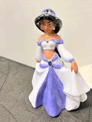 Buy Disney Aladdin Princess Jasmine 6” Figurine China Porcelain Ceramic Purple Dress • 8.29£