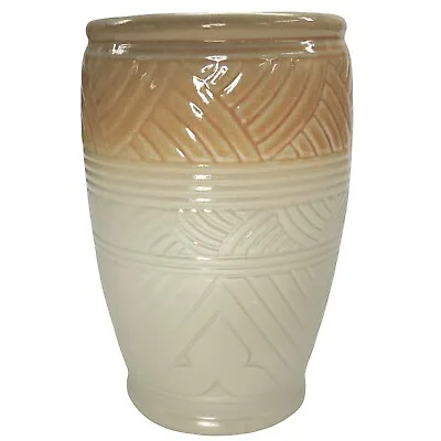 Buy Vintage 1980s Robinson Ransbottom Pottery RRP 101-8 Deco Triquetra Vase • 62.67£