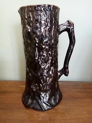 Buy Vintage, Tree Trunk Jug Or Vase, Brown Lustre, Possibly Early Sylvac  • 5.95£