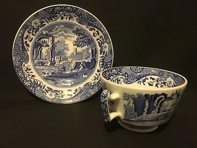 Buy 1 Vintage Copeland Spode's Italian Blue Tea Cup & Saucer • 15£
