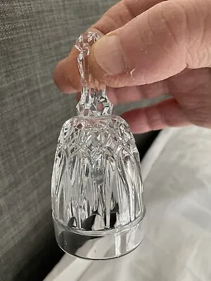 Buy Vintage Lead Crystal Cut Glass Dinner Bell. V Good Condition. • 8£