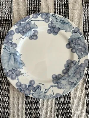 Buy Royal Stafford Fine Earthenware England Blue Grape & Leaves Dinner Plate 10.75  • 9.49£