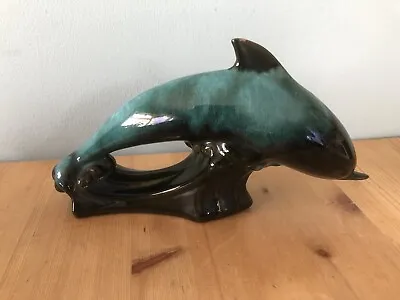 Buy Lovely Vintage BLUE MOUNTAIN 7 Inch TallOrnament Pottery DOLPHIN Figurine Canada • 10£