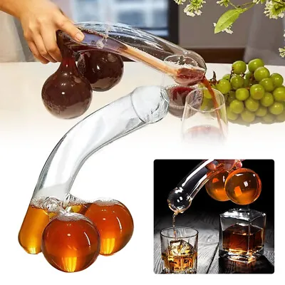 Buy Party Unique For Alcohol Men Glass Decanters Funny Whiskey Decanter Decanter UK • 12.59£