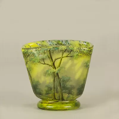 Buy Art Nouveau Glass Vase Entitled  Paysage Printemps  By Daum Frères - Circa 1900 • 2,650£
