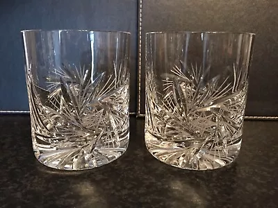 Buy 2 Royal Brierley Crystal Whiskey Tumbler Glasses Heavy Items  • 10£