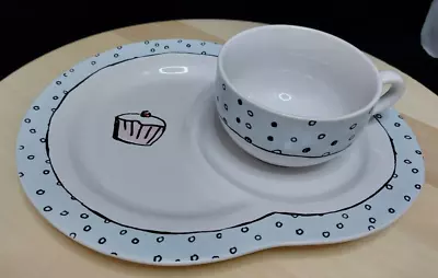 Buy Laura Ashley Breakfast Set - Sprinkles Tea Coffee Toast For One Cup And Plate • 15£