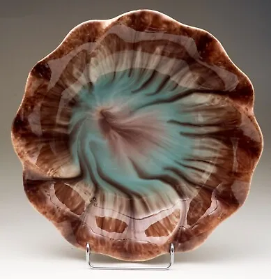 Buy German 429 Mid Century Scalloped Bowl Dish Pottery Ceramic Drip Gloss Glaze • 25.83£