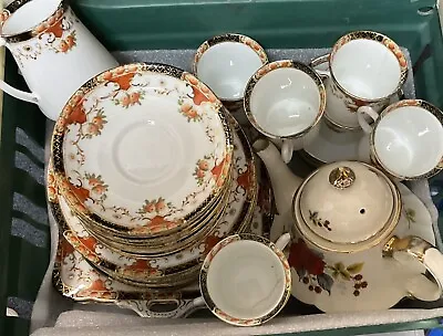 Buy An Early 20th Century Sutherland China Part Tea Service Pattern No: 1105 • 55£