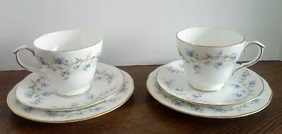 Buy 2 X Duchess Tranquility Cup, Saucer & Tea Plate Sets, Bone China • 8.99£