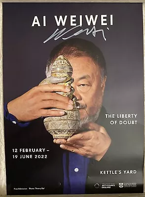 Buy Ai Weiwei Limited Signed A4 Exhibition Poster The Liberty Of Doubt • 100£
