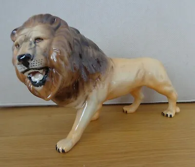 Buy Beswick Vintage Male Lion Figurine, Prowling Facing Left, Ref No 2089 • 34.60£